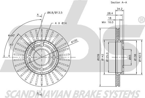 SBS 1815204756 - Kočioni disk www.molydon.hr