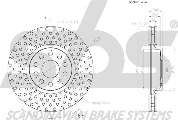 SBS 18152047146 - Kočioni disk www.molydon.hr