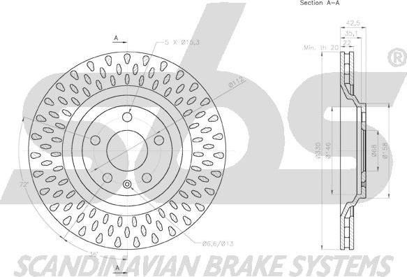 SBS 18153147147 - Kočioni disk www.molydon.hr