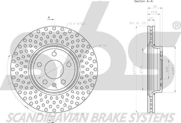 SBS 18152047132 - Kočioni disk www.molydon.hr