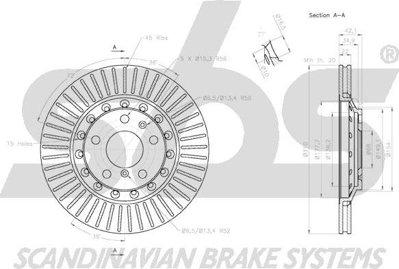 SBS 1815.2047126 - Kočioni disk www.molydon.hr