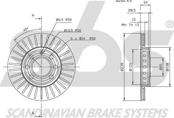 SBS 1815204776 - Kočioni disk www.molydon.hr