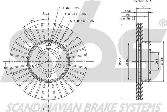 SBS 1815204772 - Kočioni disk www.molydon.hr