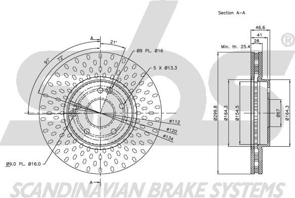 SBS 1815313341 - Kočioni disk www.molydon.hr