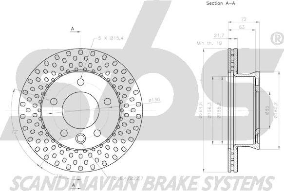 SBS 18153133107 - Kočioni disk www.molydon.hr