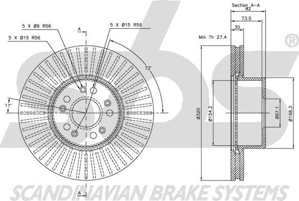 SBS 1815203329 - Kočioni disk www.molydon.hr