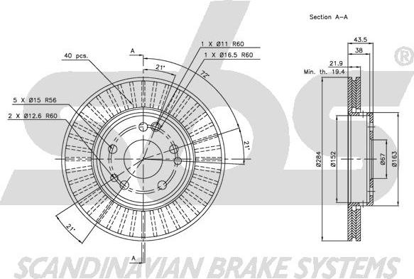 SBS 1815203321 - Kočioni disk www.molydon.hr