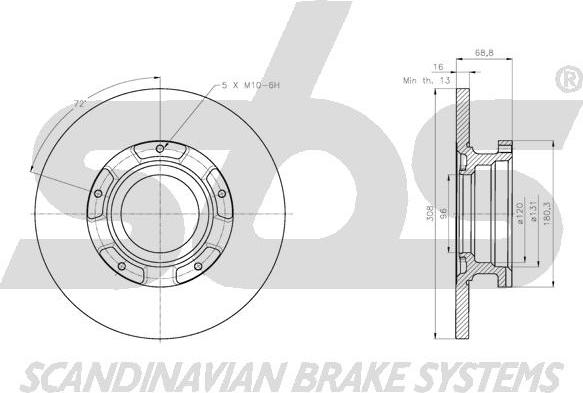 SBS 1815312597 - Kočioni disk www.molydon.hr