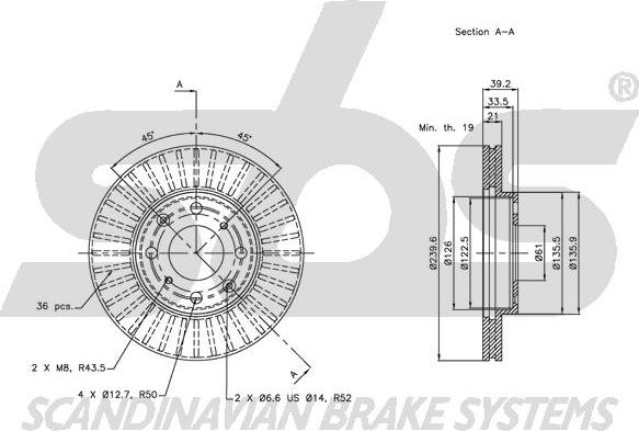 SBS 1815202628 - Kočioni disk www.molydon.hr