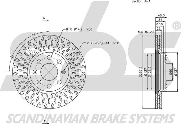 SBS 1815202348 - Kočioni disk www.molydon.hr