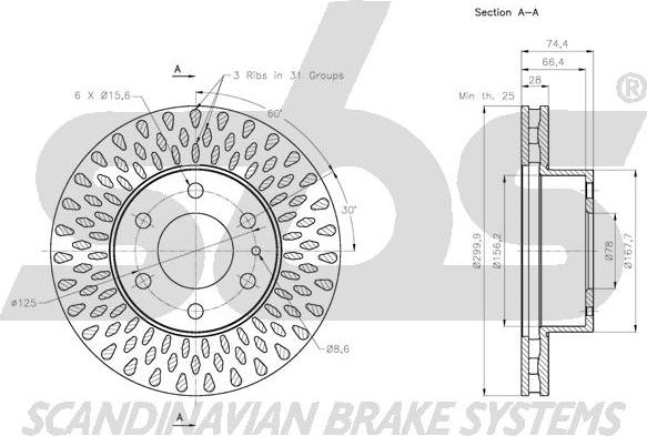 SBS 1815.202356 - Kočioni disk www.molydon.hr