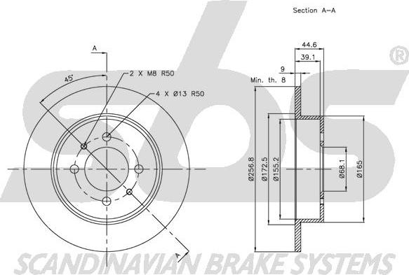 SBS 1815202263 - Kočioni disk www.molydon.hr