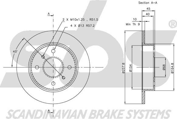 SBS 1815202229 - Kočioni disk www.molydon.hr