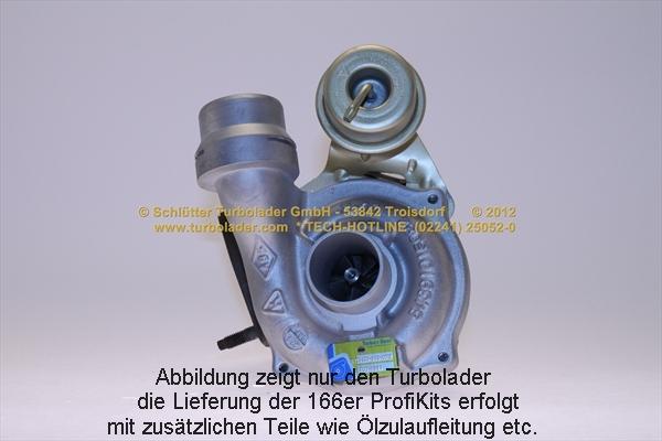 Schlütter Turbolader 166-09250 - Kompresor, prehranjivac www.molydon.hr