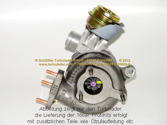 Schlütter Turbolader 166-00050 - Kompresor, prehranjivac www.molydon.hr