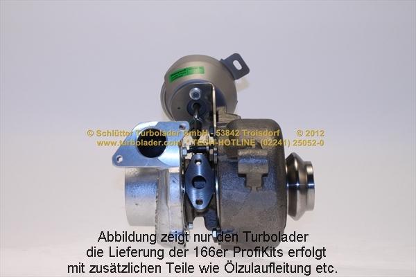 Schlütter Turbolader 166-00145 D1 - Kompresor, prehranjivac www.molydon.hr