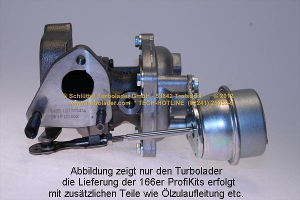 Schlütter Turbolader 166-00305 - Kompresor, prehranjivac www.molydon.hr