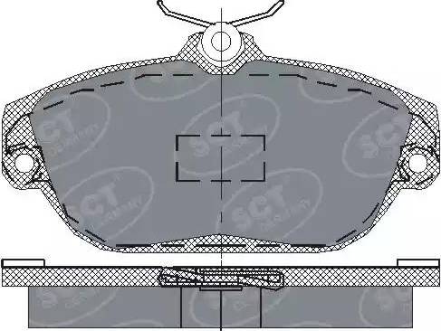 SCT-MANNOL SP 201 PR - Komplet Pločica, disk-kočnica www.molydon.hr