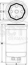 SCT-MANNOL ST 6111 - Filter za gorivo www.molydon.hr