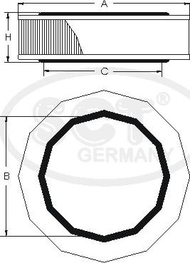 Champion CAF100406R - Filter za zrak www.molydon.hr