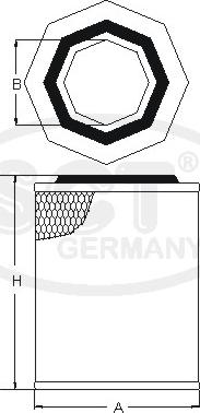 SCT-MANNOL SB 049 - Filter za zrak www.molydon.hr