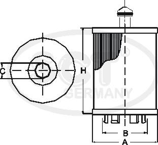 SCT-MANNOL SH 4074 P - Filter za ulje www.molydon.hr