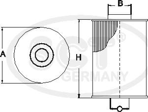 SCT-MANNOL SC 7077 P - Filter za gorivo www.molydon.hr