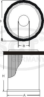 SCT-MANNOL SC 7069 P - Filter za gorivo www.molydon.hr