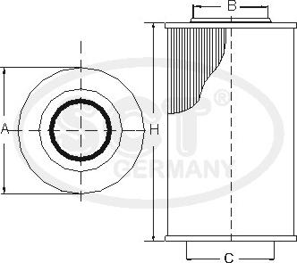 SCT-MANNOL SC 7070 P - Filter za gorivo www.molydon.hr