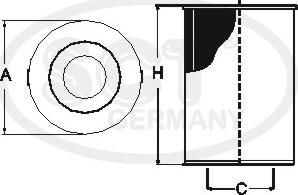 SCT-MANNOL SH 4045 L - Filter za ulje www.molydon.hr