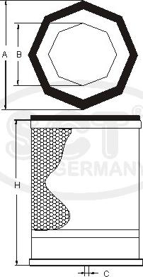 SCT-MANNOL SH 4753 - Filter za ulje www.molydon.hr