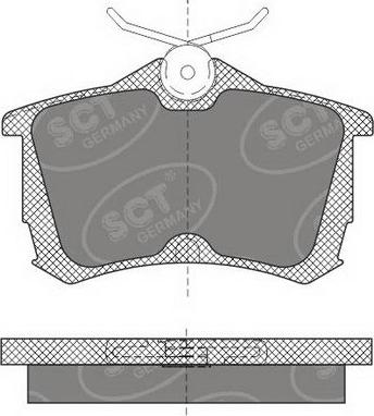 SCT-MANNOL SP 607 PR - Komplet Pločica, disk-kočnica www.molydon.hr