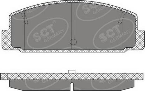 SCT-MANNOL SP 611 PR - Komplet Pločica, disk-kočnica www.molydon.hr