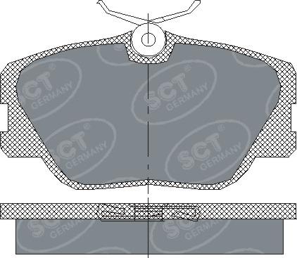 SCT-MANNOL SP 167 PR - Komplet Pločica, disk-kočnica www.molydon.hr