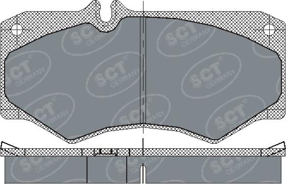 SCT-MANNOL SP 104 PR - Komplet Pločica, disk-kočnica www.molydon.hr