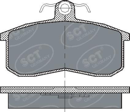 SCT-MANNOL SP 101 - Komplet Pločica, disk-kočnica www.molydon.hr