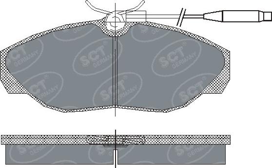 SCT-MANNOL SP 182 PR - Komplet Pločica, disk-kočnica www.molydon.hr