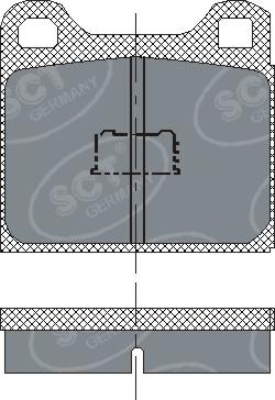 SCT-MANNOL SP 127 PR - Komplet Pločica, disk-kočnica www.molydon.hr