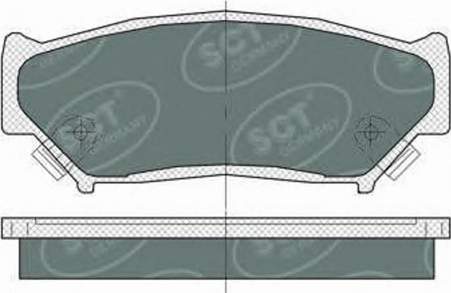 SCT-MANNOL SP 361 - Komplet Pločica, disk-kočnica www.molydon.hr