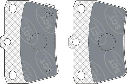 SCT-MANNOL SP 309 PR - Komplet Pločica, disk-kočnica www.molydon.hr