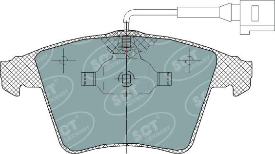 SCT-MANNOL SP 311 PR - Komplet Pločica, disk-kočnica www.molydon.hr