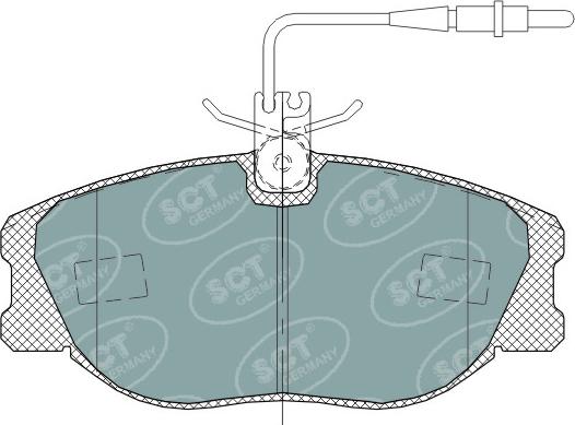 SCT-MANNOL SP 317 PR - Komplet Pločica, disk-kočnica www.molydon.hr