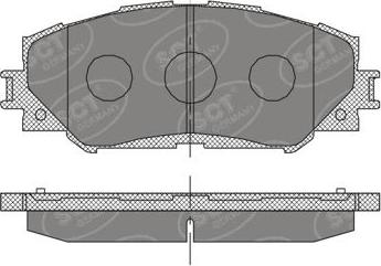 SCT-MANNOL SP 377 - Komplet Pločica, disk-kočnica www.molydon.hr