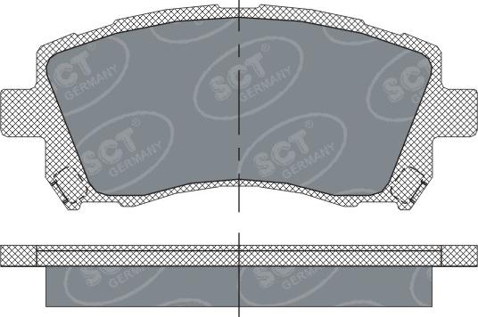 SCT-MANNOL SP 258 PR - Komplet Pločica, disk-kočnica www.molydon.hr