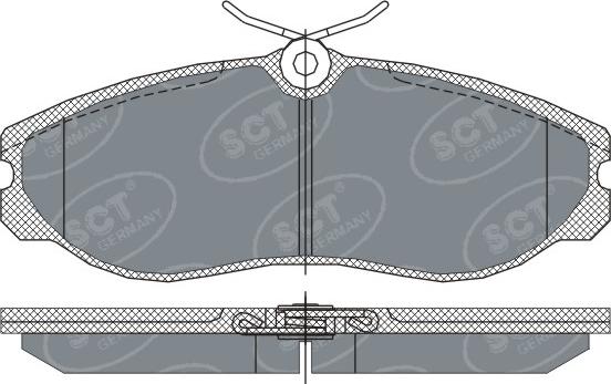 SCT-MANNOL SP 257 PR - Komplet Pločica, disk-kočnica www.molydon.hr