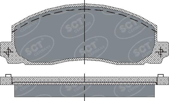 SCT-MANNOL SP 208 PR - Komplet Pločica, disk-kočnica www.molydon.hr