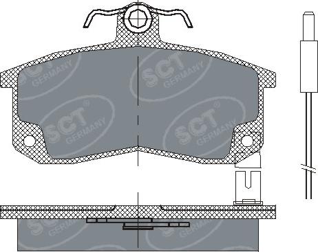 SCT-MANNOL SP 216 - Komplet Pločica, disk-kočnica www.molydon.hr