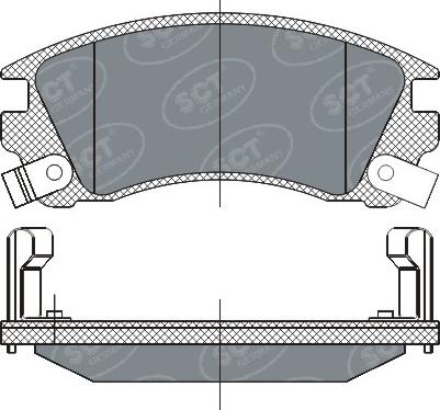 SCT-MANNOL SP 284 PR - Komplet Pločica, disk-kočnica www.molydon.hr