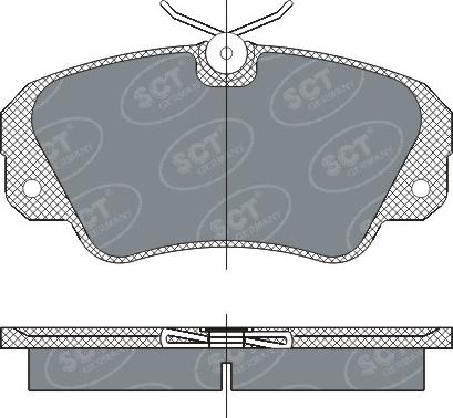 SCT-MANNOL SP 287 PR - Komplet Pločica, disk-kočnica www.molydon.hr