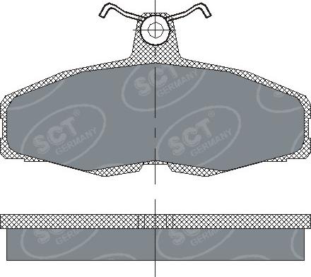 SCT-MANNOL SP 225 - Komplet Pločica, disk-kočnica www.molydon.hr